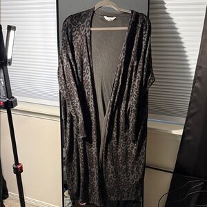 Terra & Sky Gray Ribbed Top